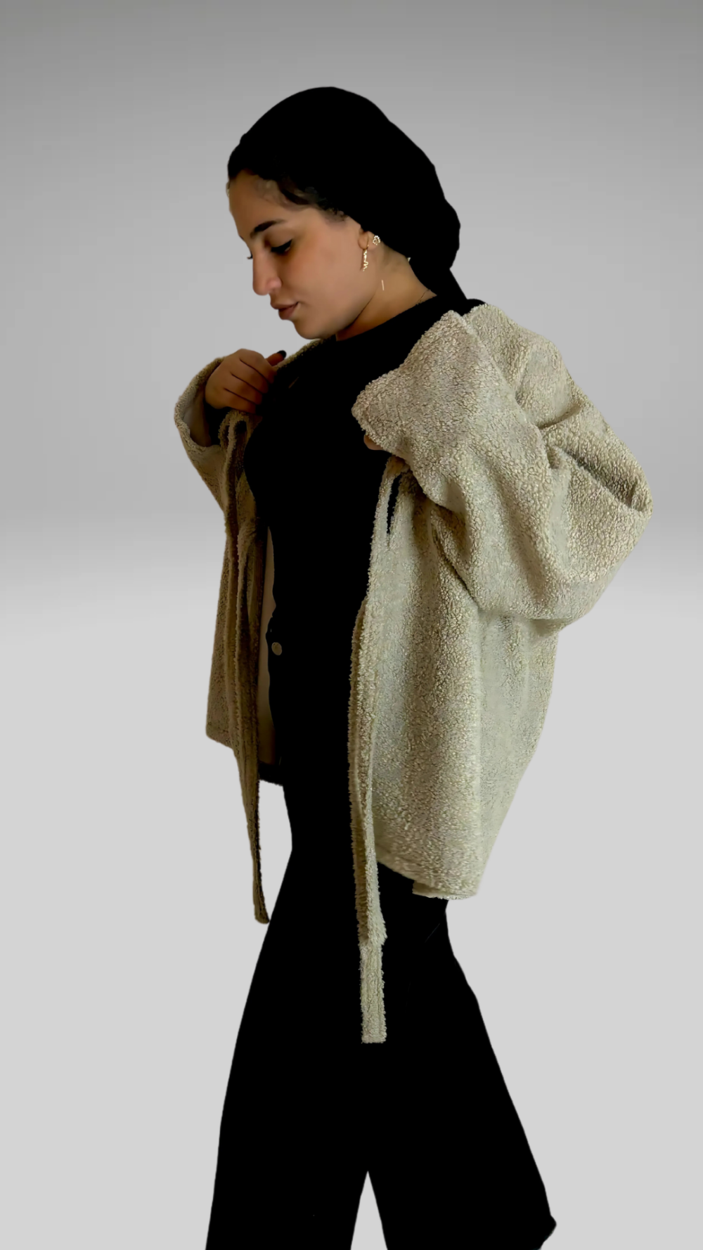 Alpine wool in beige - Image 3